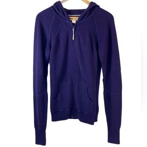 Telluride clothing co. dark purple zip up hoodie